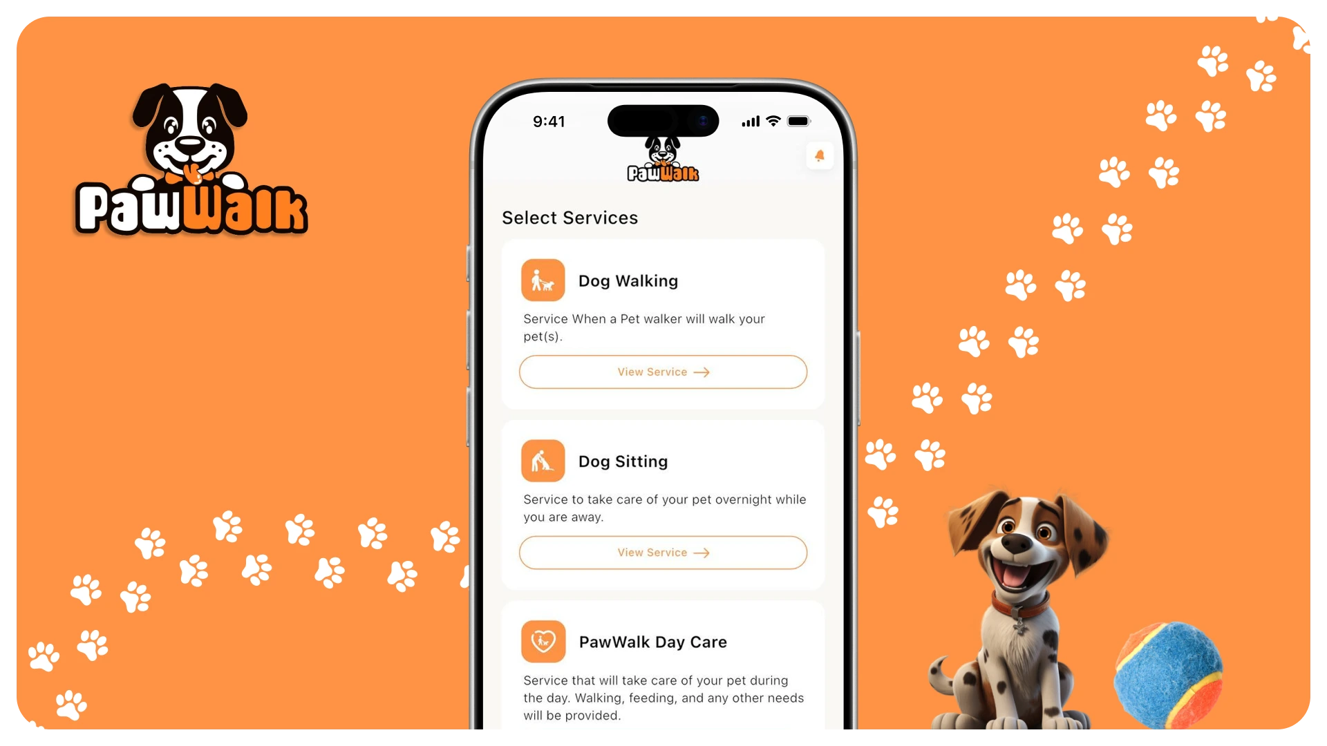 Paw Walk — мобільний додаток