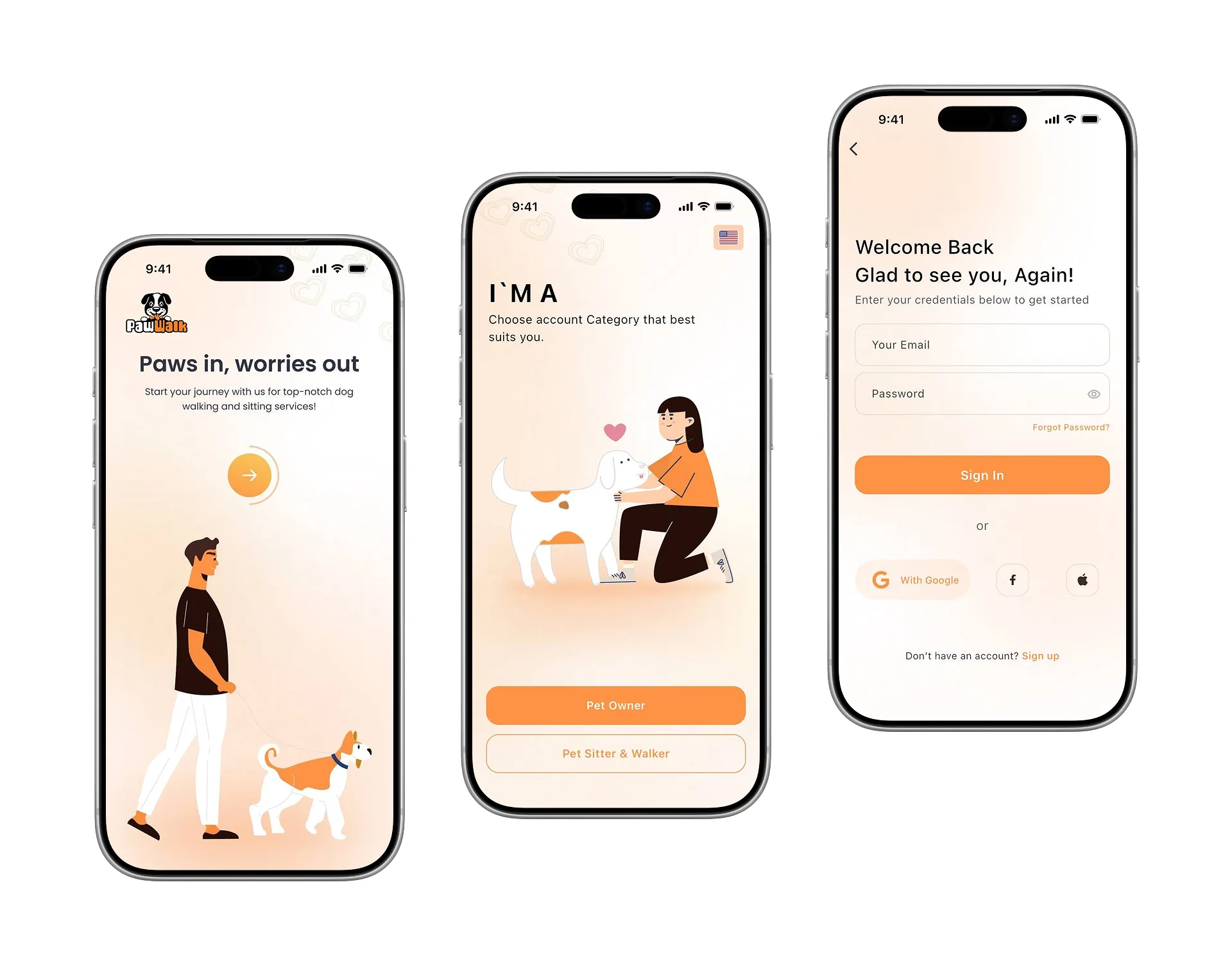 Paw Walk — екрани додатку